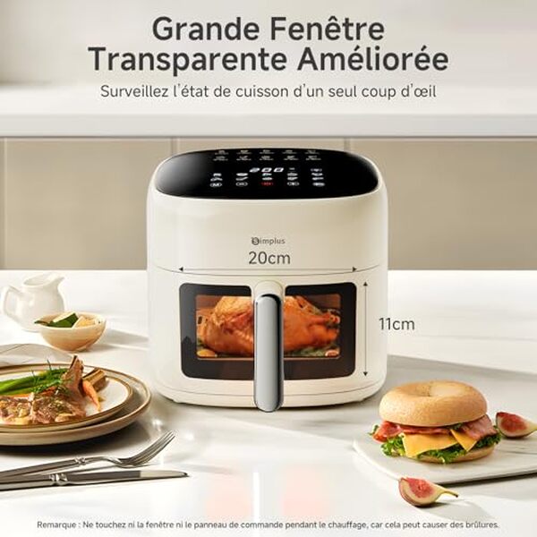 Découvrez notre test approfondi de la friteuse simplus air fryer 6.5 L : performance, efficacité et légèreté au rendez-vous pour une cuisson saine et rapide.