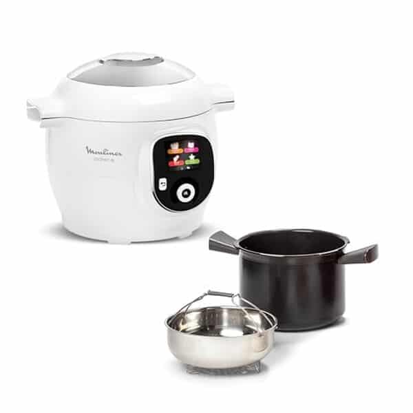 Découvrez notre analyse détaillée du multicuiseur Moulinex Cookeo CE854110 : efficacité exceptionnelle et fonctionnalités intelligentes au service de votre cuisine quotidienne