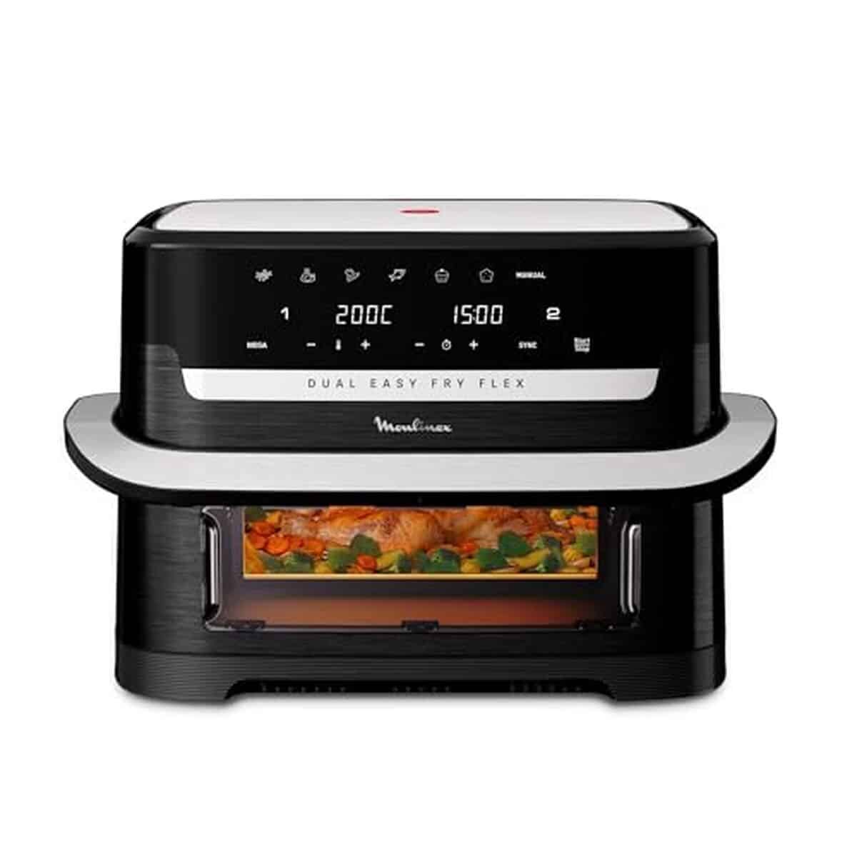Test Air Fryer Moulinex Easy Fry Dual Flex : performance XXL 9L