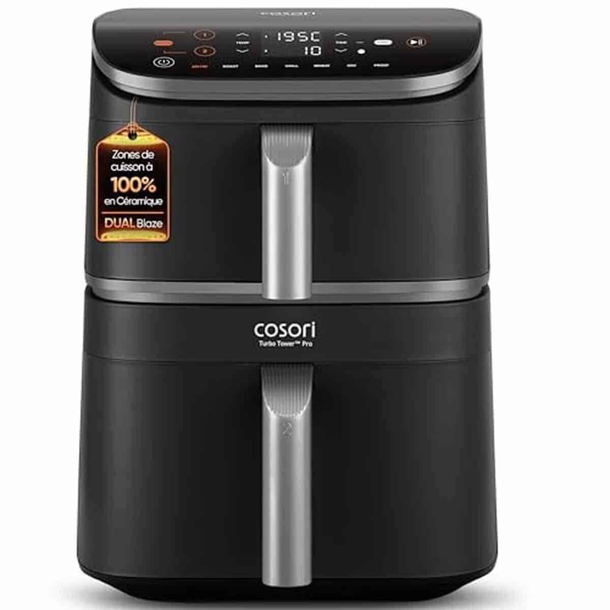 Test : cosori Air Fryer 10.8L Turbo Tower Pro, friteuse sans huile efficace