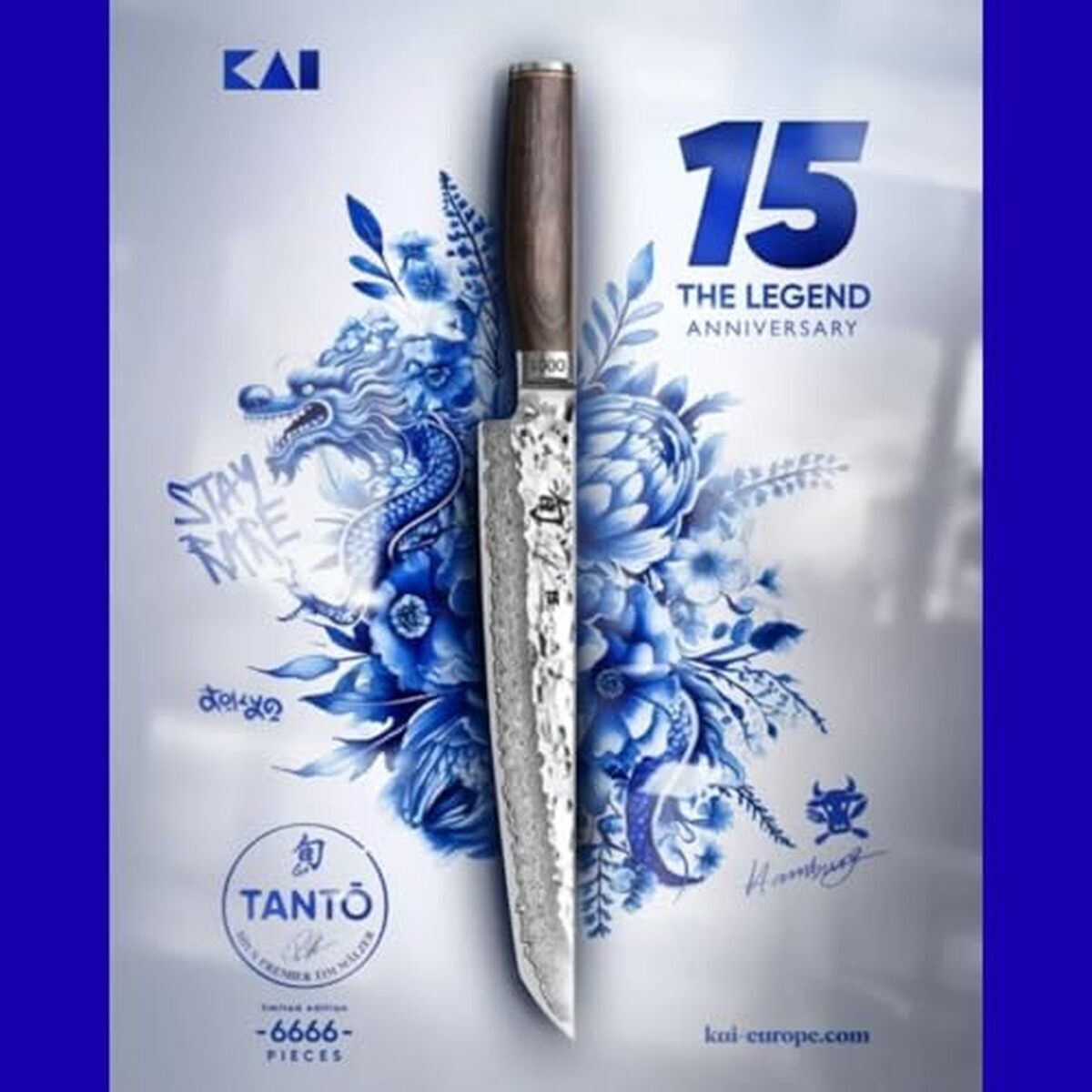 Test : couteau de chef KAI Shun Premier TDM-1785 en acier Damas
