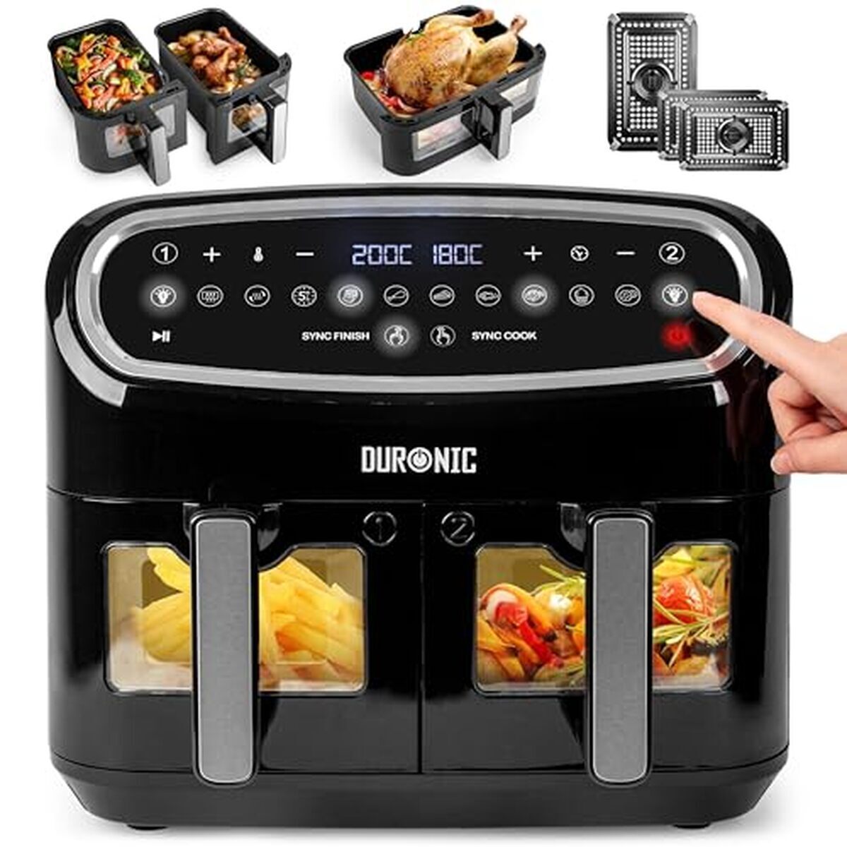 Test de la friteuse Duronic AF34 BK : cuisson à l'air innovante