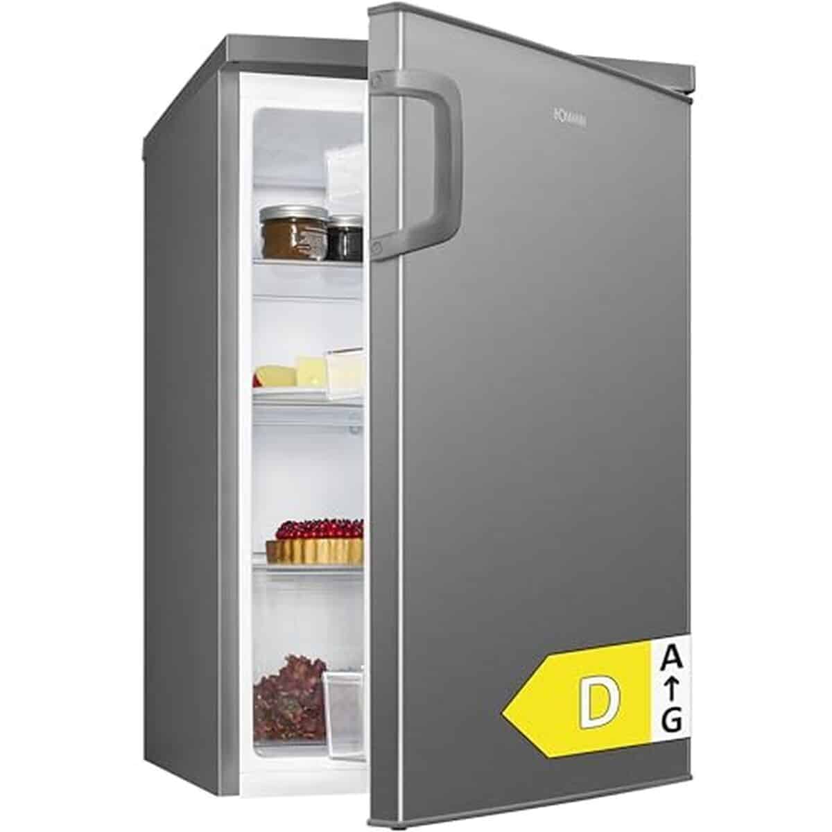 Test du réfrigérateur inox Bomann VS2195 : compact et lumineux