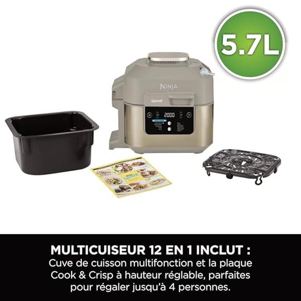 Découvrez le Ninja speedi on500eustgd : le multicuiseur 10-en-1 qui change votre façon de cuisiner avec sa rapidité et ses fonctionnalités innovantes