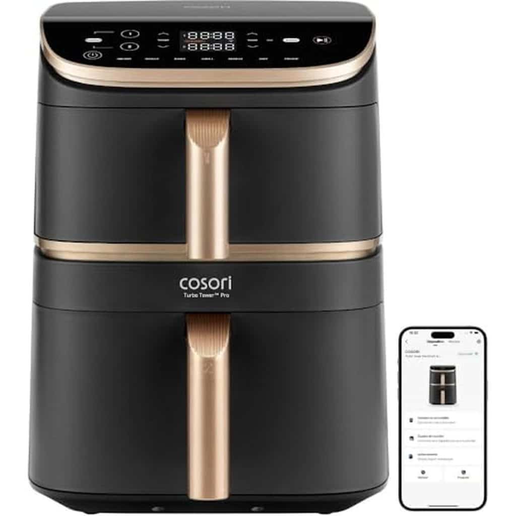 Test de la friteuse à air Cosori Turbo Tower 10, 8 L
