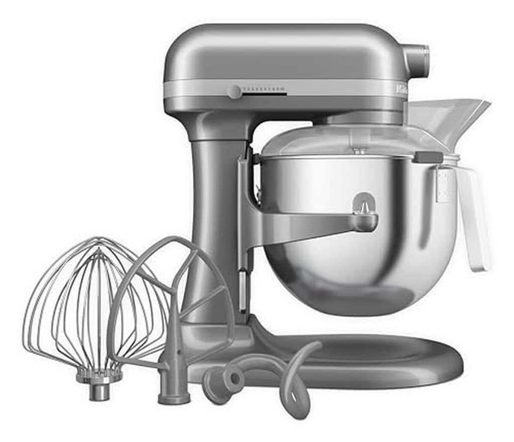 Test du robot pâtissier kitchenaid heavy duty 6, 6l - gris argent