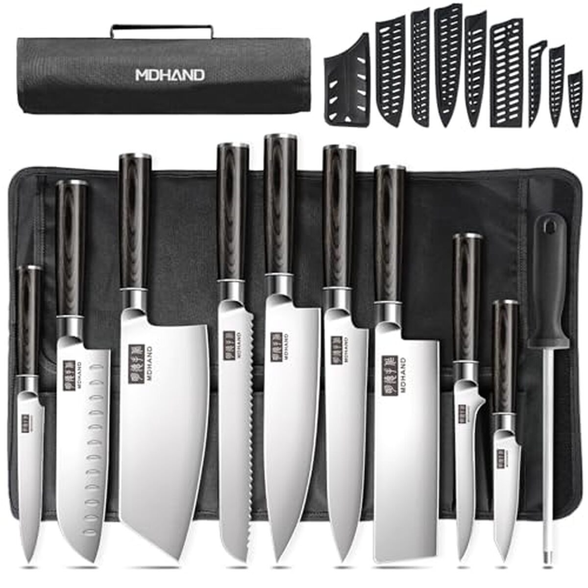 Test : set de couteaux MDHAND en acier inoxydable